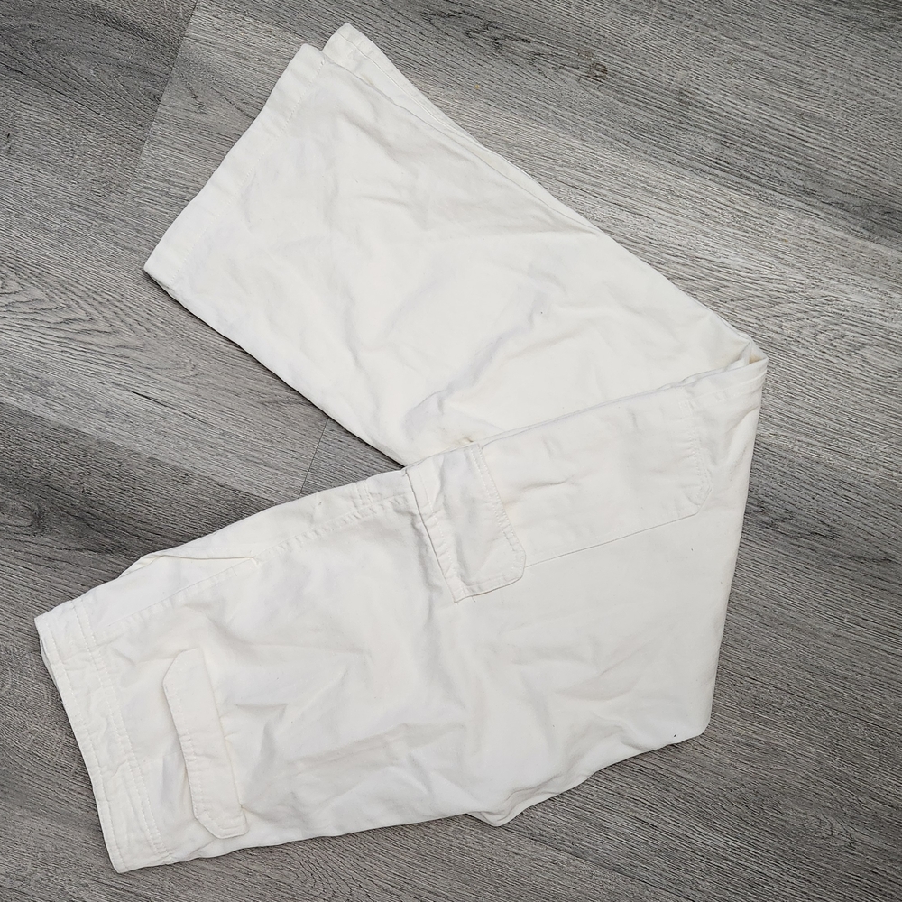 White Cargo Pants